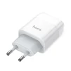 Зарядний пристрій Hoco C72A Glorious (1USB, 2.1А) White (6931474713001) + кабель MicroUSB - 6