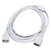 Кабель ATcom USB 2.0 AF/AF 1.8 м. white - 2