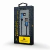 Кабель Cablexpert (CC-USB2J-AMLML-1M-BL) USB 2.0 - Lightning, преміум, 1м, синій - 2