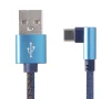 Кабель Cablexpert (CC-USB2J-AMCML-1M-BL) USB 2.0 - USB Type-C, преміум, 1м, синій - 1