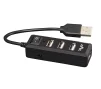 Концентратор USB 2.0 Frime 4хUSB2.0 Black (FH-20000) - 1