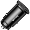 Автомобільний зарядний пристрій BASEUS Square Metal A+C 30W PPS Car Charger Black (CCALL-AS01) - 1