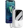 Повербанк BASEUS Q Pow Lightning Cable 20W PD+QC 20000mAh White (PPQD-H02) - 2