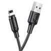 Кабель BOROFONE BX41 Amiable USB-A/Lightning (M/М) Black 1м (BX41LB) - 1
