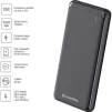 Повербанк COLORWAY Slim 10000mAh Black (CW-PB100LPF2BK) - 2