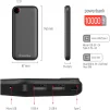 Повербанк COLORWAY Slim LCD 10000mAh Black (CW-PB100LPH2BK-D) - 3