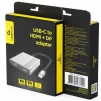Порт-репликатор CABLEXPERT 2-in-1 USB-C to HDMI/DP (A-CM-HDMIFDPF-01) - 5