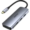 Порт-реплікатор CHOETECH M19 7-in-1 Multiport USB-C Hub (HUB-M19-GY) - 1