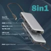 Порт-реплікатор DIGITUS USB-C 8-port Docking Station (DA-70915) - 6