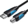Кабель VENTION USB-A 2.0/USB-B (M/M) Print Cable 2м Black (VAS-A16-B200) - 1