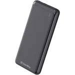 Повербанк COLORWAY Slim 10000mAh Black (CW-PB100LPF2BK)