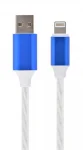 Кабель Cablexpert (CC-USB-8PLED-1M), USB 2.0 - Lightning, 1м, белый