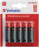 Батарейка Verbatim Alkaline AA/LR06 BL 10шт