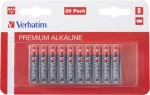 Батарейка Verbatim Alkaline AAA/LR03 BL 20шт