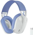 Навушники геймерскі LOGITECH G435 Lightspeed Wireless Gaming Headset Off White and Lilac (981-001074)