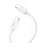 Кабель SkyDolphin S57T PD 18W USB Type C - USB Type-C 1м, White (USB-000546)