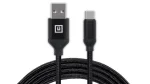 Кабель REAL-EL Premium Fabric USB-USB Type C 2m, Black (EL123500047)