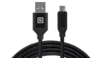 Кабель REAL-EL Premium Fabric USB-microUSB 2m, Black (EL123500048)