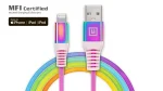 Кабель REAL-EL Rainbow USB-Lightning 1m (EL123500051)