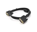 Кабель Veggieg (YT-VGA(M)/(M)3+6VG-1/19692) VGA-VGA, 1м, Black, коннектор Gold, пакет