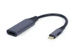 Адаптер Cablexpert (A-USB3C-HDMI-01) USB-C-HDMI, 0.15м