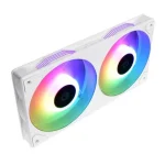 Вентилятор ID-Cooling Icefan 240 ARGB Snow, 245x125x27мм, 3-pin, 4-pin PWM, белый