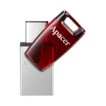 Флеш-накопитель USB3.1 Type-C 64GB Apacer AH180 Red (AP64GAH180R-1)