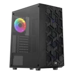 Корпус AeroCool Hive-G-BK-v2 (ACCM-PV27043.11) Black без БП