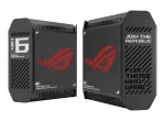 Бездротовий маршрутизатор Asus ROG Rapture Gaming Mesh System GT6 (2PK black)