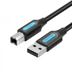 Кабель для принтера USB - Type-B (M/M), 1.5 м, Black (COQBG)