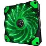 Вентилятор FRIME Iris 15LED Green (FLF-HB120G15)