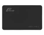 Внешний карман Frime SATA HDD/SSD 2.5", TYPE C(USB3.1), Plastic, Black (FHE10.25U31)