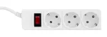 Фільтр живлення ProLogix (PRS-P3CU-18W) 3x1.0мм2, 3 розетки, 1.8 м, білий