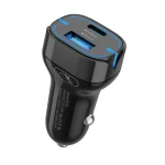 Автомобільний зарядний пристрій SkyDolphin SZ19 PD 20W + QC3.0 20W Black (AZP-000102)