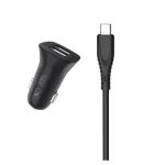 Автомобильное зарядное устройство для SkyDolphin SZ09V (2USB, 3.4A) Black (AZP-000111) + кабель microUSB