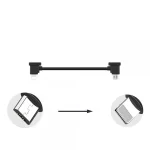 Кабель Goojodoq MicroUSB-Lightning PVC для пульта DJI Mavic 2 Pro/Pro / Platinum / Air / Mini/Mini SE / Zoom 0.15m Black (32866812366P15ML)