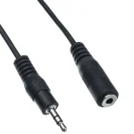 Кабель Piko (1283126473937) AUX 3.5mm M-3.5mm F, 1.5м Black