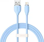 Кабель Baseus Jelly Liquid Silica Gel USB-Lightning, 2.4A, 2м Blue (CAGD000103)