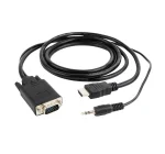 Кабель Cablexpert (A-HDMI-VGA-03-5M) HDMI-VGA-3.5мм, 5м