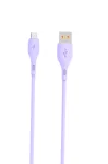 Кабель SkyDolphin S22V Soft Silicone USB - microUSB 1м, Violet (USB-000606)