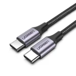 Кабель Ugreen US261 USB-C - USB-C, 2м, Black (50152)