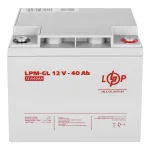 Акумуляторна батарея LogicPower 12V 40AH (LPM-GL 12 - 40 AH) GEL