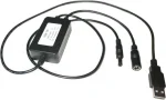 USB адаптер XoKo USB-DC 9/12В 0.7м Black (XK-DC-DC-12)