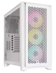 Корпус Corsair iCUE 4000D RGB AirFlow Tempered Glass White (CC-9011241-WW) без БП