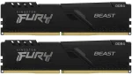 Модуль памяти DDR4 2x32GB/3200 Kingston Fury Beast Black (KF432C16BBK2/64)