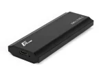 Внешний карман Frime M.2 NVMe PCIe, USB 3.2 Type-C, Metal, Black (FHE300.M2UC)