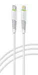 Кабель Intaleo CBFLEXTL1 USB-C-Lightning 1.2м White (1283126504099)