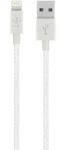 Кабель Belkin Mixit Metallic USB-Lightning, 1.2 м White (F8J144-04-WHTTM)