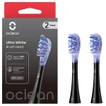 Насадка для зубної електрощітки Oclean UW02 B02 Ultra White Brush Head Black (2 шт) (6970810553550)