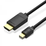 Кабель Vention MiniDisplayPort-HDMI, v1.4, 2m, Black (HABBH)